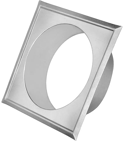 Nieuwe bodemplaat, roestvrij staal, sokkelplaat, haardbodemplaat, vloerplaat, schoorsteen, haard, haardkap, haardopzetstuk, schoorsteenbevestiging ( 100 mm 240/240
