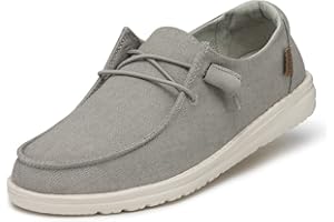 Hey Dude Wendy Chambray, Moc Toe Shoes Mujer