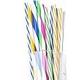 12 PCS Mason Jar Straws Thick Plastic Drinking Straws Reusable Bpa Free Long Drinking Straws for Yeti Tumbler with 1 PCS Cleaning Brush