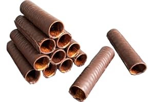 ‎HOBBY BÄCKER Hobbybäcker Schlotfeger zum Selbstfüllen, Zartbitter, 10 Stk., ca. 11 cm, Schillerlocken mit Schokolade