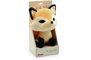LE PETIT PRINCE Il Piccolo Principe - Peluches Personaggi del Film Il Piccolo Principe 24 Centimetri e La Volpe 20 Centimetri - qualità Super Morbida (La Volpe con Scatola di Presentazione Display)