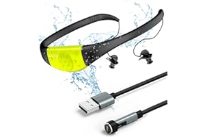 Tayogo Waterproof MP3 Headphones for Swimming, IPX8 8GB Ultralight Swimming Headset