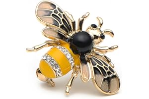 MaoNativey Brosche Damen Biene fliegendes Insekt Brosche Zubehoer der Kleidung Emaille Broschen Geschenke für Mädchen-Frauen