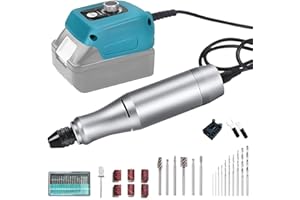 YSISLYBIN Strumento Multifunzione a Batteria, Utensile Multifunzione, trumento Rotativo Compatibile con Batteria Makita da 18 V, Dispositivo di Incisione Motore Senza Spazzole con 128 Accessori