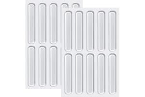 SUBTAVIK 20 Piezas Parachoques de Muebles, Parachoques de Puerta de gabinete Transparente de Silicona Tiras Adhesivas de Parachoques de Muebles para Protectores de Muebles y Puertas