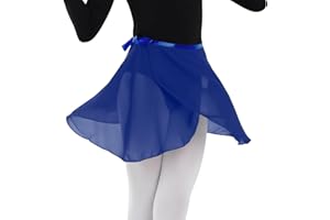 MUNAFIE Ballettkleidung Damen Ballett Rock Chiffon Wickelrock Tanz Röcke für Damen