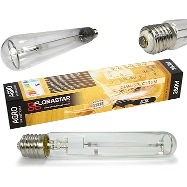 Lampadina HPS 250W FLORASTAR Doppio Spettro - Per Coltivazione Indoor, Attacco E40 - Foto 14