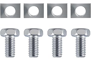 CAINCAY Vis de rechange pour batterie de scooter/batterie, 4 Pièces Vis de Batterie Moto + 4 Pièces écrous, Boulon de Batterie Scooter pour Projets de Bricolage Scooter 6mm