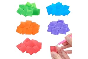 JOYSKY 40 Pcs Colorful Diamond Painting Pen Glue Diamond Painting Wax DIY Painting Clay Set Suitable for 5D Diamond Painting Embroidery Tools, 2x2cm, Multi-color