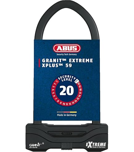 ABUS Granit X-Plus 54, U-Lock 54/160 HB 230 : Amazon.co.uk: Sports