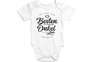 MoonWorks® Kurzarm Baby Body Ich Habe den besten Papa der Welt Spruch Geschenk Bio-Baumwolle