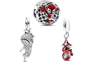 Doyafer Bracelet pour Femme en Argent Sterling 925 Collier Pendentif à Breloque Gâteau d'anniversaire, Chaîne de Perles en Forme de Coeur, Ensemble de Breloques pour Cadeau d'anniversaire pour Femme