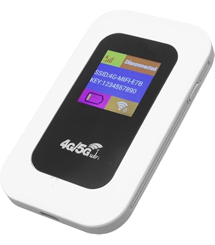 5G WiFi Mobile Hotspot for Travel Router, Up to 16 Users, Portable WiFi Router 4G LTE Router, WiFi Hotspot Device, Nano SIM Card Required, standard