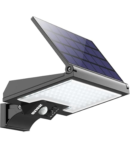 Set di 4 luci solari da esterno con sensore di movimento, luci
