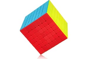 ROXENDA 7x7 Magiczna Kostka, Kostka Prędkości Bez Naklejek - Profesjonalne i Solidne i Trwałe, Obraca Się Szybciej Niż Oryginał