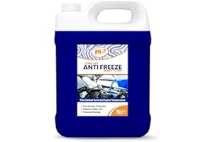 Filo Blue Antifreeze coolant for Car Ready to Use 5L |-30°C Protection Engine Coolant Long-Life Formula | G12 Coolant, G12+ & G13 Compatible | Universal Car Coolant for Summer & Winter Use