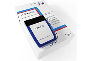 JUTA VLINKER BM+ OBD2 Bluetooth Diagnosegerät, OBDII Autoscanner für iOS, Android, und Windows - Gemacht für BimmerCode und BimmerLink