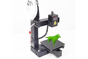 Dpofirs Piccola Stampante 3D per Principianti, Riscaldamento Rapido e Stampa di Stampa 3D Compatta per Istruzione, Dimensioni di Stampa 4x4x4in (EU)