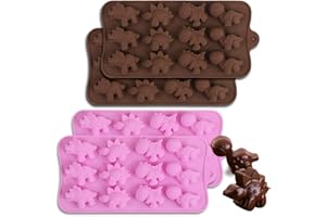 Cozihom Lot de 4 moules à chocolat en silicone de qualité alimentaire pour chocolat, bonbons, gelée, friandises pour chien