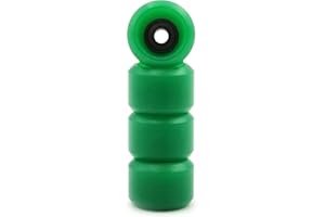 SPITBOARDS Fingerboard Pro Wheels con rodamientos de bolas auténticos, profesional CNC de poliuretano de calidad, Street Wheels Shape, (verde)