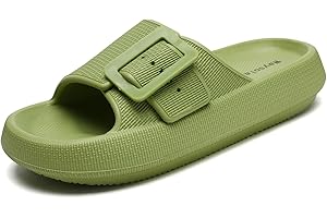 Waysoland Cozyslides Original Damen Herren,Wolkenschuhe Damen Airfoot Wolken mit Verstellbaren Schnallen rutschfest Schnell Trocknend Super Bequeme Dicke Sohle Sandalen