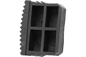 HYUDUO Antypoślizgowe Stopki Drabiny, 2 Sztuki/para Gumowe Antypoślizgowe Stopnie Drabiny Osłona Stóp Czarna Mata do Stóp Poduszka Wymiana Podeszwy na Drabiny Aluminiowe, Kubki Meblowe