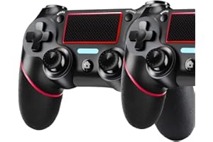 GENERIC Mando Inalámbrico compatible con P4/Pro/Slim/PC y Laptop, p11 rojo