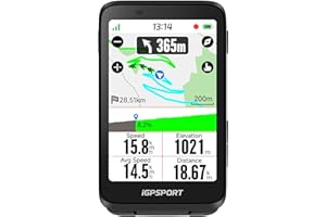 iGPSPORT BiNavi GPS Bicycle, Analysis Training Function Continuous Travel Motion Detection 3.5" Touch Screen Music Control and Action Camera, iClimb Pro, 35H