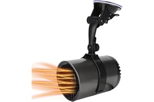 BESELOA Portable Car Heater 12v 150W, 2 in 1 Fast Heating & Cooling Car Heater Windshield Defogger and Defroster, Car Heater Plug in Car Heaters Automobile Windscreen Fan with Suction Holder for All Cars