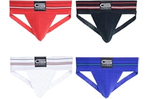 GOLBERG G Golberg Athletic Supporters - 4er Pack in verschiedenen Farben - Konturierter Bund