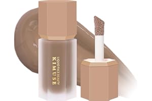 KIMUSE Soft Liquid Contour Stick, Glow Liquid Cream Bronzer, Weightless, Long-Wearing, Smudge Proof, Natural-Looking, Blendable, Bronzer Makeup (Amber)