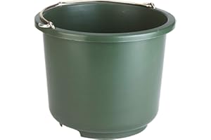 KERBL Seau d'Écurie en PVC pour Cheval Vert 12 L