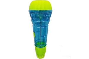 IHLOOTD Echo Mikrofon Kinder Spielzeug Microphone mit Echo Effekt 9.5 x 3.5 Zoll Kindermikrofon für Kinder ab 2 3 4 Jahre (Blau)
