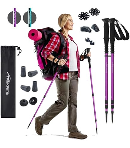 Trailbuddy Trekking Best Collapsible Hiking Stick Trail Buddy