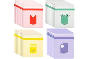 FDDU 60 Stück Auslaufsicher Müllsäcke, Paste Zuhause Müllsack, Doppelt Wasserdicht Selbstklebende Müllsäcke, Speicher Für Cartoon-Muster Auto Müllsäcke Für Auto, Familie, Reisen (Mit Kleber)