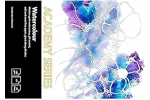 PLAY-CUT Bloc de papier aquarelle de la série Academy A5 (blanc) | Bloc aquarelle de 180g/m2 avec 20 feuilles de papier aquarelle | Bloc de peinture Din A5 |