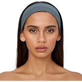 Sa&ccedil; Bandı - Elastik Kaymaz İnce Esnek Pamuk Emici Kadın Sa&ccedil; Bandı Bandana, Unisex Spa Koşu Dans Yoga Pilates Bisiklet Fitness