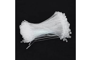 LBSAMP Sicherheitsfäden 1000 Stück Transparent Loop Pins von Pokornys Länge 126mm Sicherheitsfäden für Etiketten Loop Ring Fäden Faden Preisschild Kleidung Preisträger