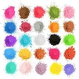 Usar Ampliamente: Perfecto para slimer, todo tipo de manualidades, bombas de baño, jabón, conjuntos de cieno, pintura de pared, teñir cera incolora, yeso, resina, uñas, maquillaje de cuerpo, arte de unas, decoración y pintura.