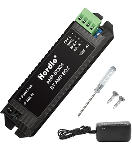LYNDAHL Set di altoparlanti con amplificatore Bluetooth, CS200P e