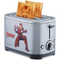Bajaj Avengers 650W Pop-Up Toaster with Plate (Silver)
