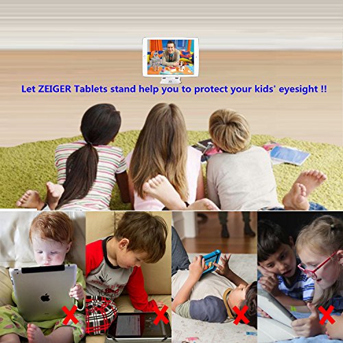 Faltbar Tablet Ständer Multi-Winkel ZEIGER einstellbar Handy Halter für 4-13″ Tablet iPad Air 2 3 4 Pro mini,iPhone,macbook,kindle Samsung Tab mini Aluminium Reise Tablet Ständer Tischplattenhalter Tisch Halterung Silber 2.0 Y192S - 2