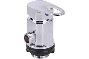 YEARNINGLIFE Rubinetto monocomando per doccia, 1/2 pollici, uscita miscelatore per montaggio a parete, batteria per motorhome campervan (A)