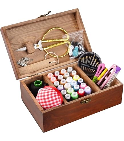 Kit De Couture 37 Pièces - Aiguilles, Fils, Enfile-aiguille, Découseur, Dé à Coudre, Idéal Pour Débutants