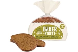 SERENDIB Baker Street Seeded Rye Bread | Wholesome and Delicious Wholemeal Bread | Healthy and Nutritious | Long Life Freshness | Source of fiber (4 Pack)