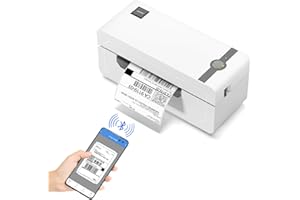 JADENS Bluetooth Thermal Label Printer, 4x6 Wireless Label Printer for Shipping Packages, Support Android, iPhone and Windows, Widely Used for Amazon, Ebay, Shopify, Etsy, USPS