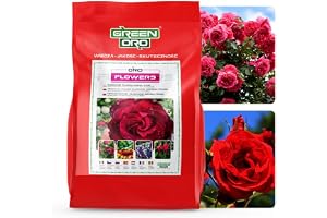 GREEN ORO FLOWERS 1,5 kg – Långtidsverkande specialgödsel för rosor och rabattblommor