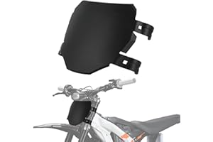 RUNFARR Motorcycle Number Plate,Front Number Plate License Plate Number Board for Sur Ron Light Bee Sur-Ron S/X Black