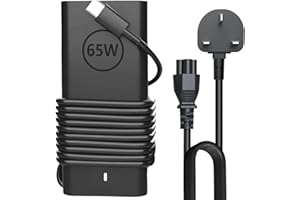 SCOVEE 65W USB C Power Adapter, Compatible Dell Laptop Charger for Dell Latitude 3440/5320/5420/5430/5440/5520/5530/5540/7330/7340XPS 13,ChromeBook 3100,2-in-1 Tablet,Type CAdapter Power Cord