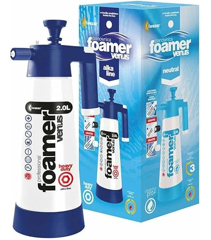 Detailmate Schaumpatronen-Set – 3 Patronen Für Kwazar Venus Foamer | Schwarz/stark, Rot/mittel, Blau/schwach Schäumend